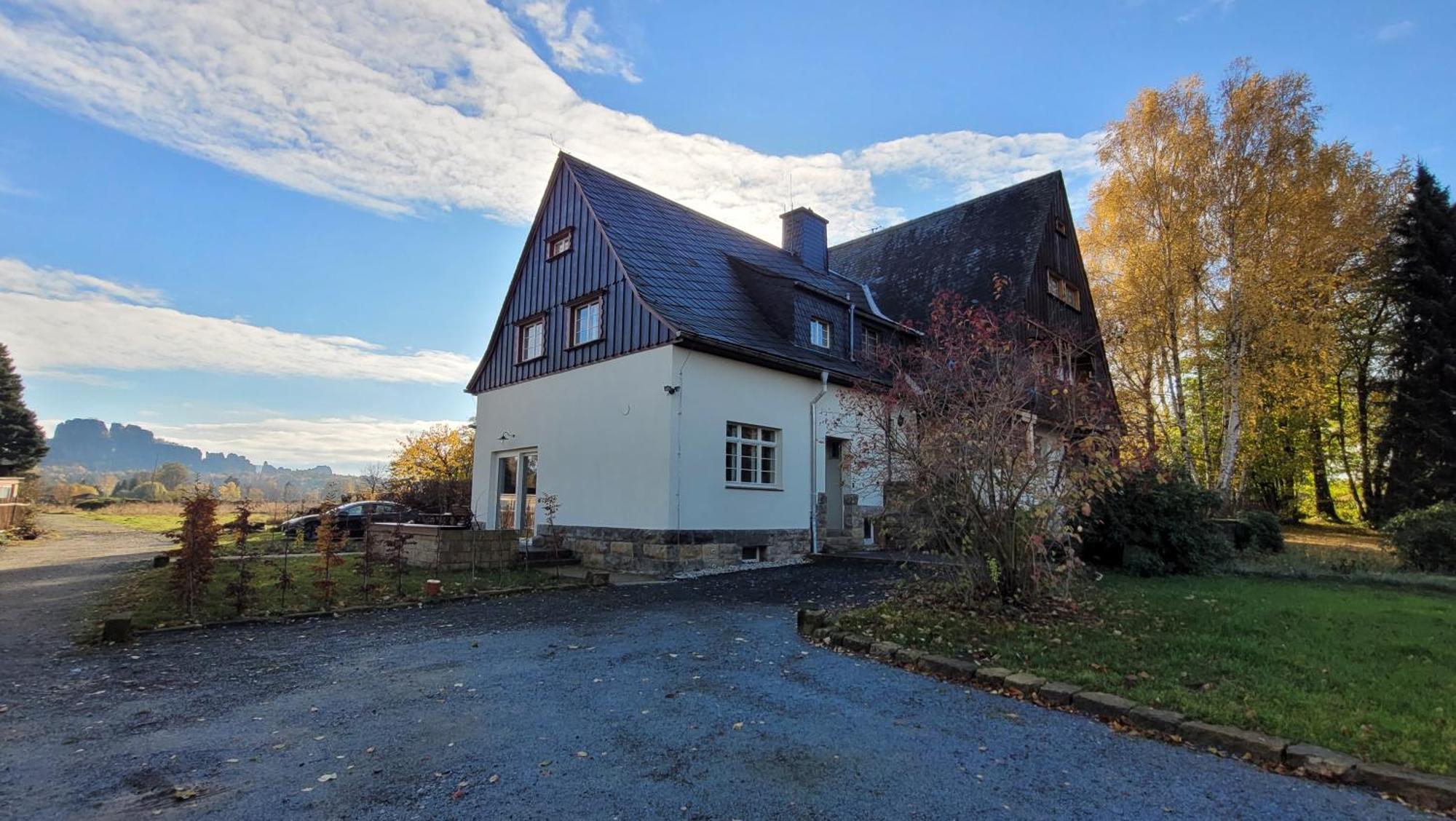 Ferienwohnung Hillehof Ostrau Bad Schandau Exterior foto